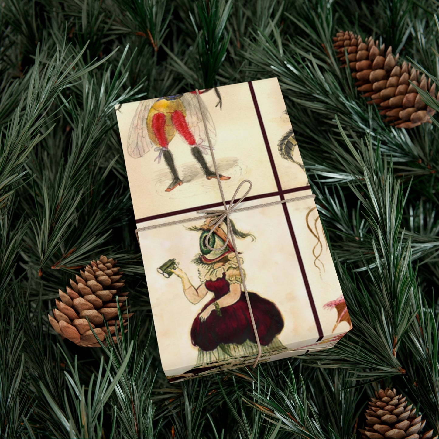 Vintage Mardi Gras Gift Wrap Papers
