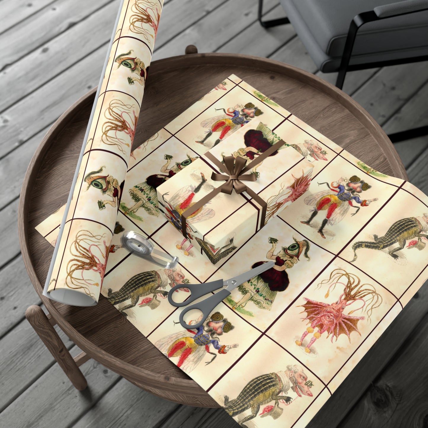 Vintage Mardi Gras Gift Wrap Papers