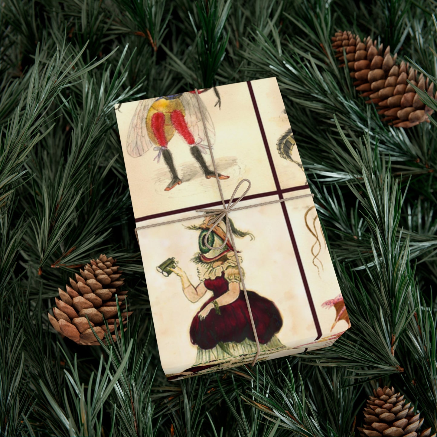 Vintage Mardi Gras Gift Wrap Papers
