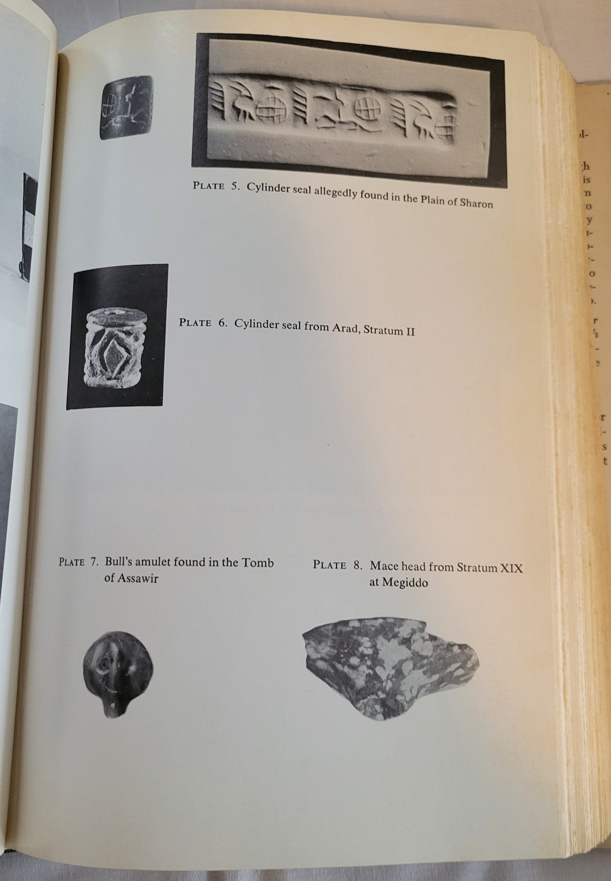 Used book for sale, “Near Eastern Archaeology in the Twentieth Century” edited by James A. Sanders, written in honor of Nelson Glueck. View of photographs.