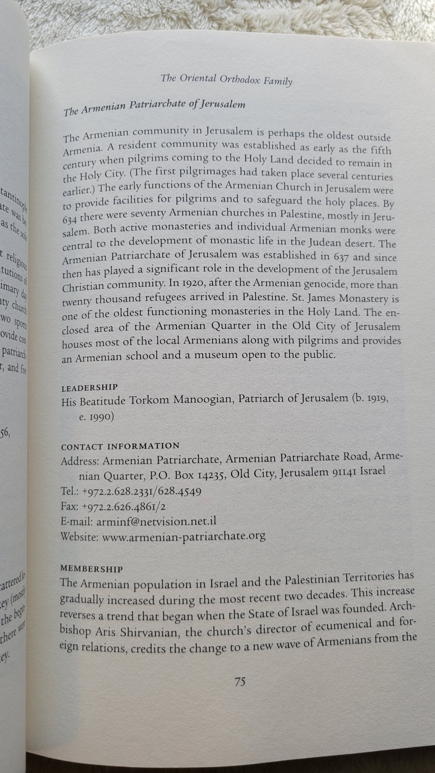 Used book for sale "Who Are the Christians in the Middle East?" Second Edition, by Betty Jane Bailey & J. Martin Bailey, published by Wm. B. Eerdmans Publishing Co. in 2010. Page 75