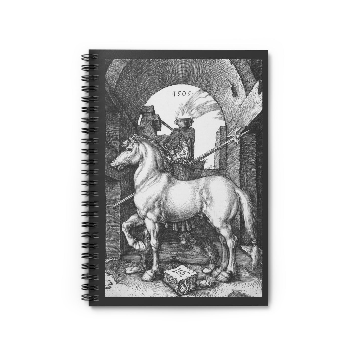 Albrecht Durer 1505 Engraving Spiral Notebook - Ruled Line