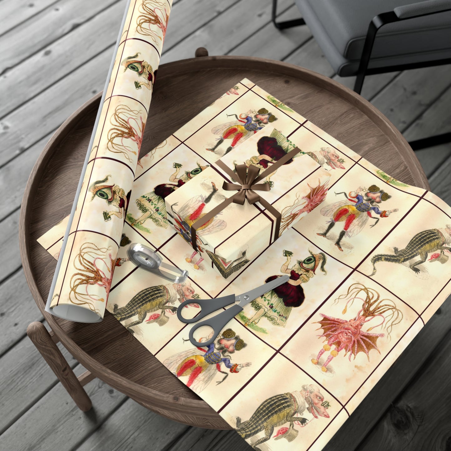 Vintage Mardi Gras Gift Wrap Papers