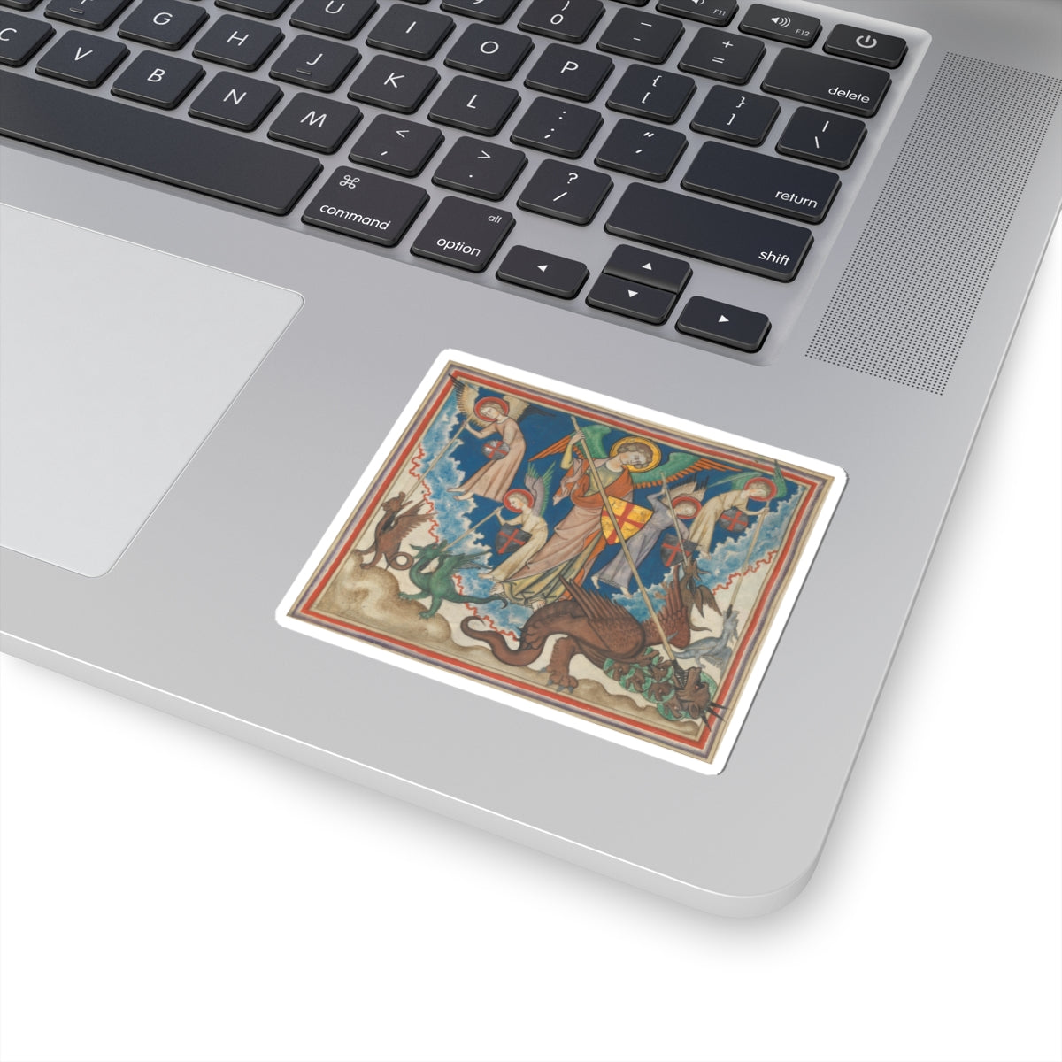 Medieval Illustration - The Cloisters Apocalypse - Kiss-Cut Sticker