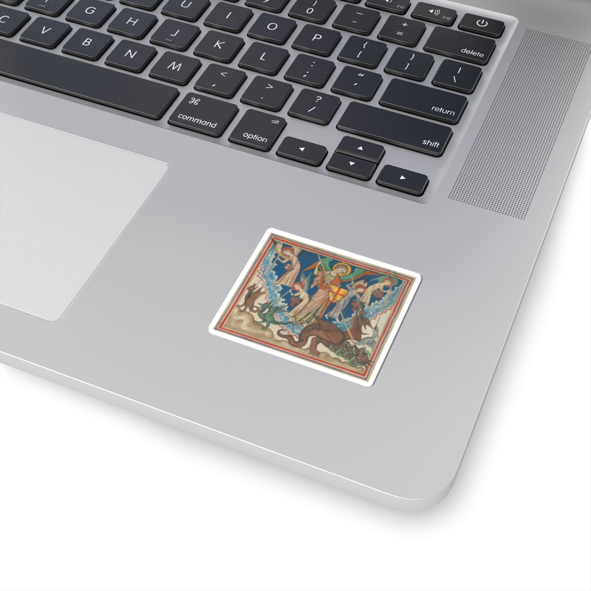 Medieval Illustration - The Cloisters Apocalypse - Kiss-Cut Sticker