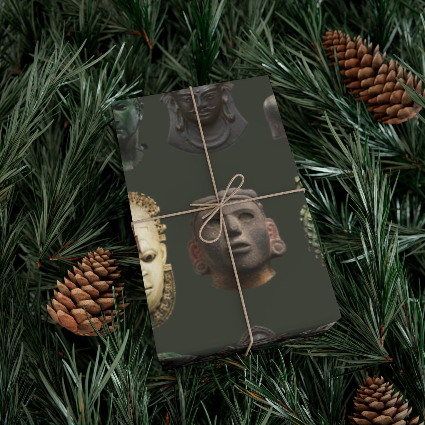 Ancient Faces Gift Wrap Papers