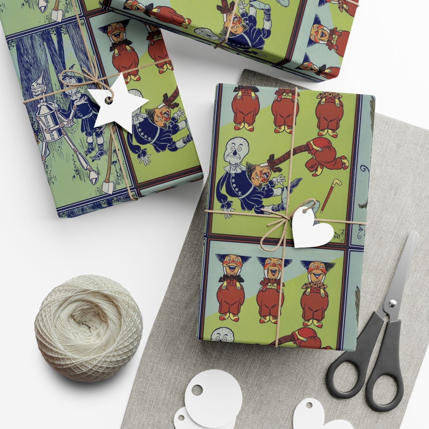 Wizard of Oz Vintage Gift Wrap Papers