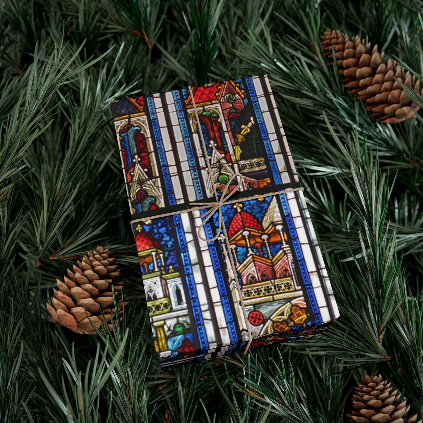 14th Century Austrian Stained Glass Gift Wrap Papers
