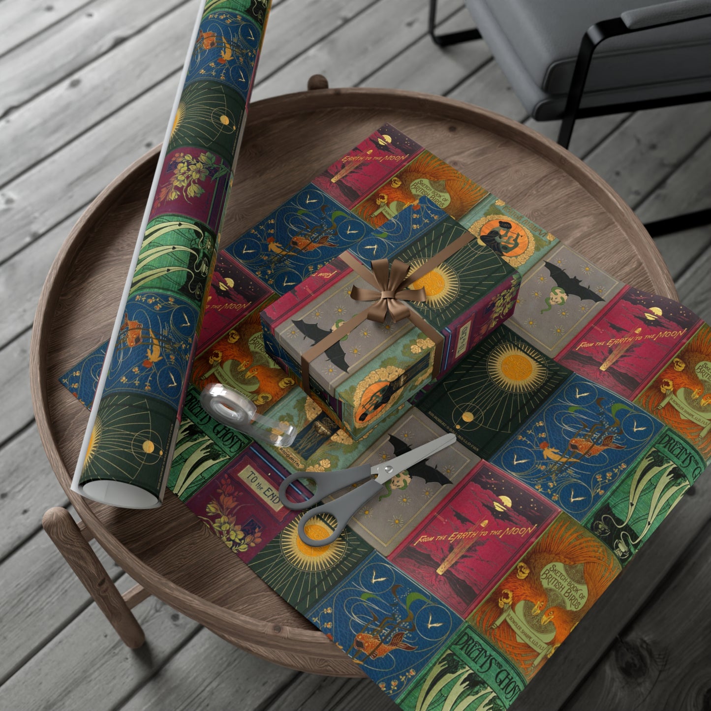 Vintage Book Covers Gift Wrap Papers
