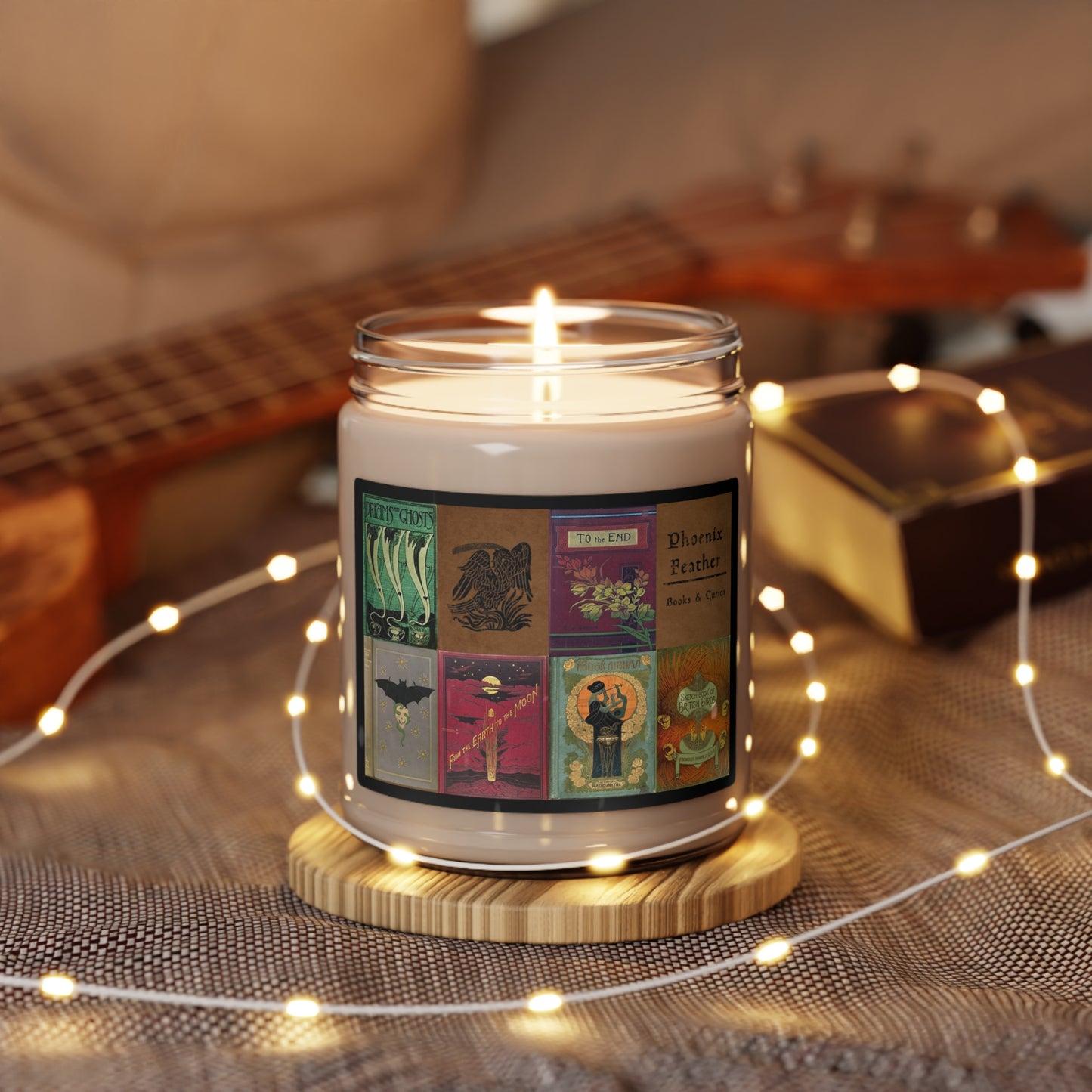 Vintage Book Covers Scented Soy Candle, 9oz