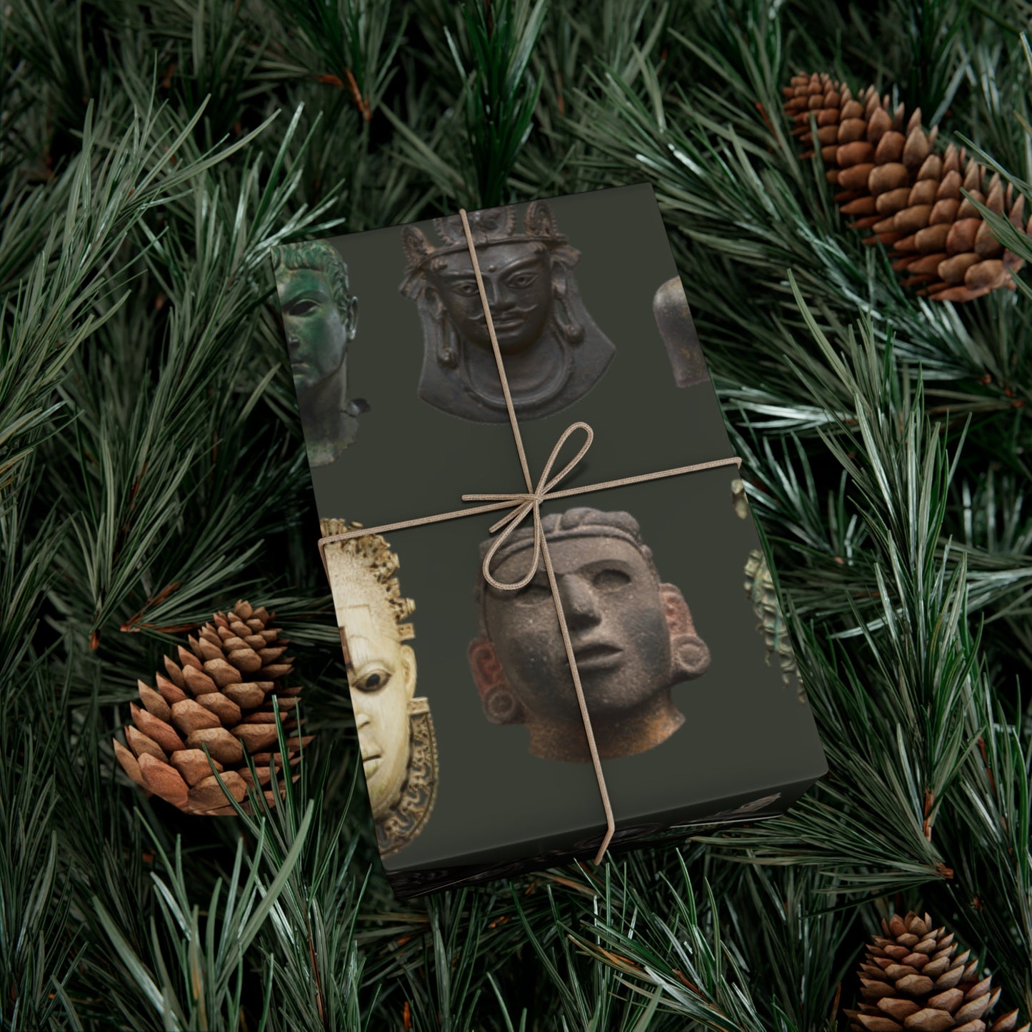 Ancient Faces Gift Wrap Papers