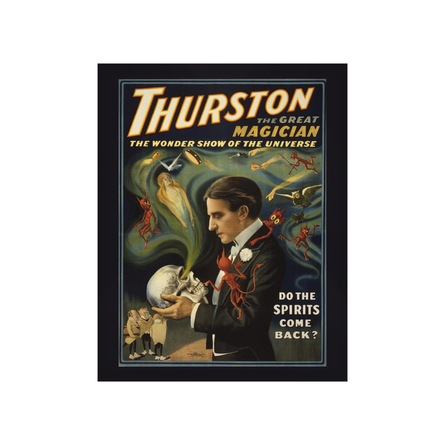 Thurston the Magician Vintage Poster