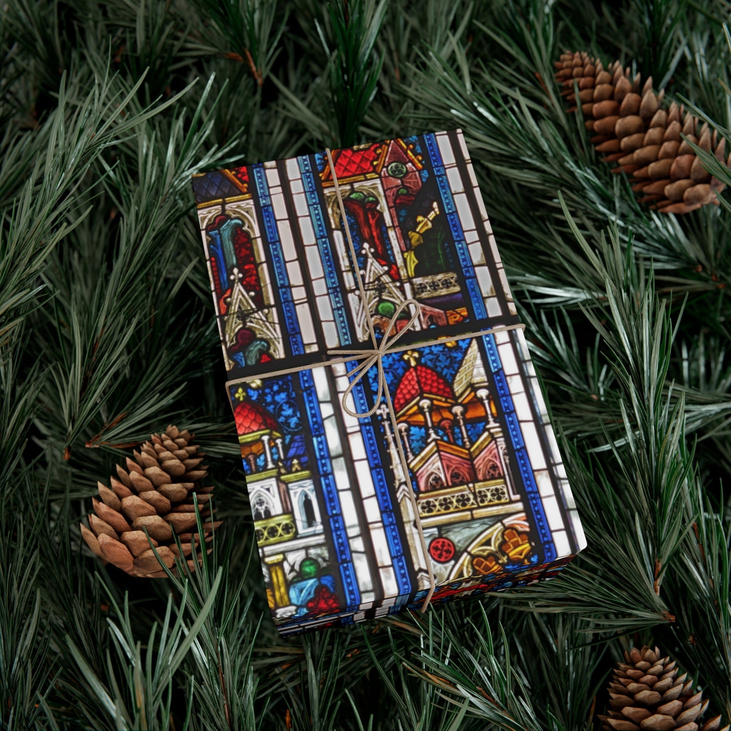 14th Century Austrian Stained Glass Gift Wrap Papers