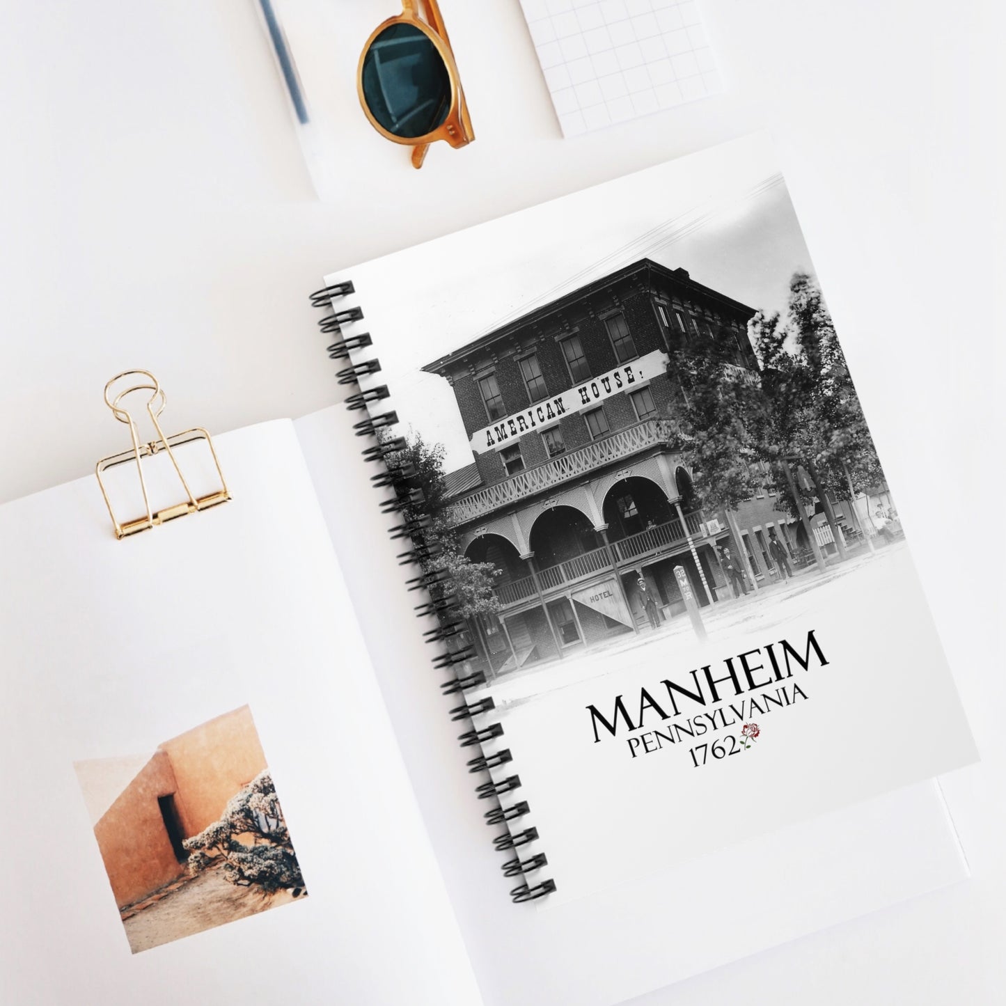 The American House - Manheim Pennsylvania - Spiral Notebook - Ruled Line