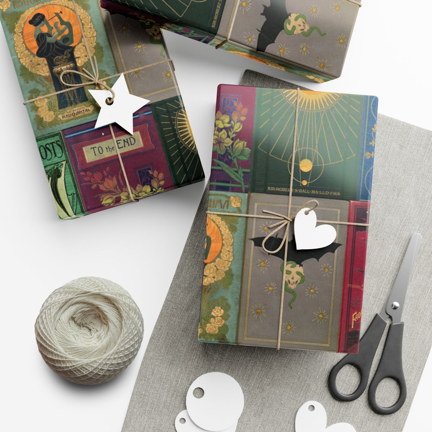 Vintage Book Covers Gift Wrap Papers