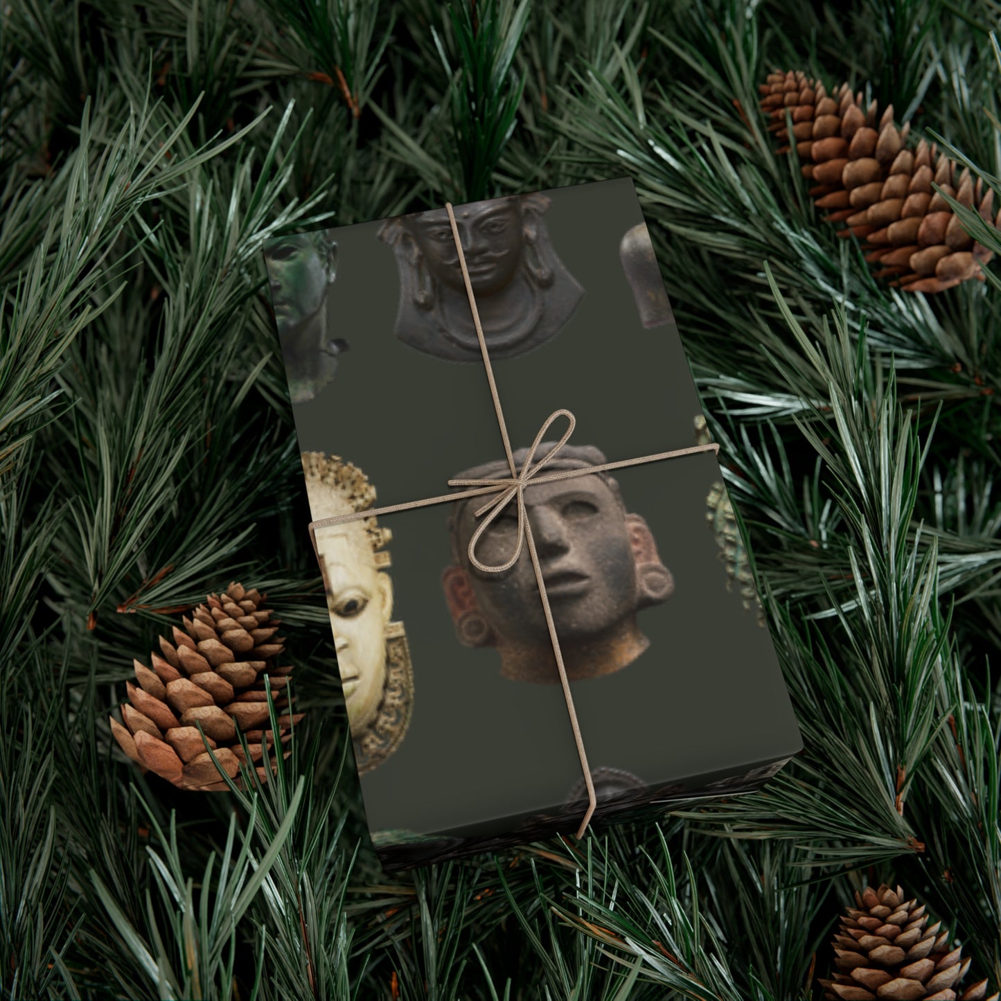 Ancient Faces Gift Wrap Papers