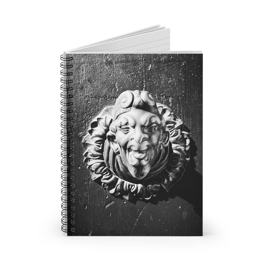Venetian Door Handle - Spiral Notebook - Ruled Line