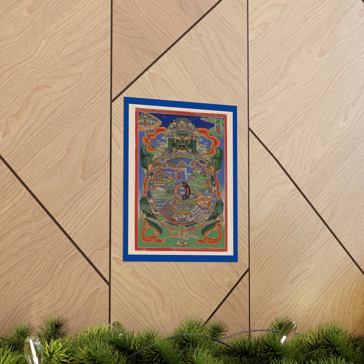 Sri Pa-I Khor Lo Tibetan Buddhist Poster