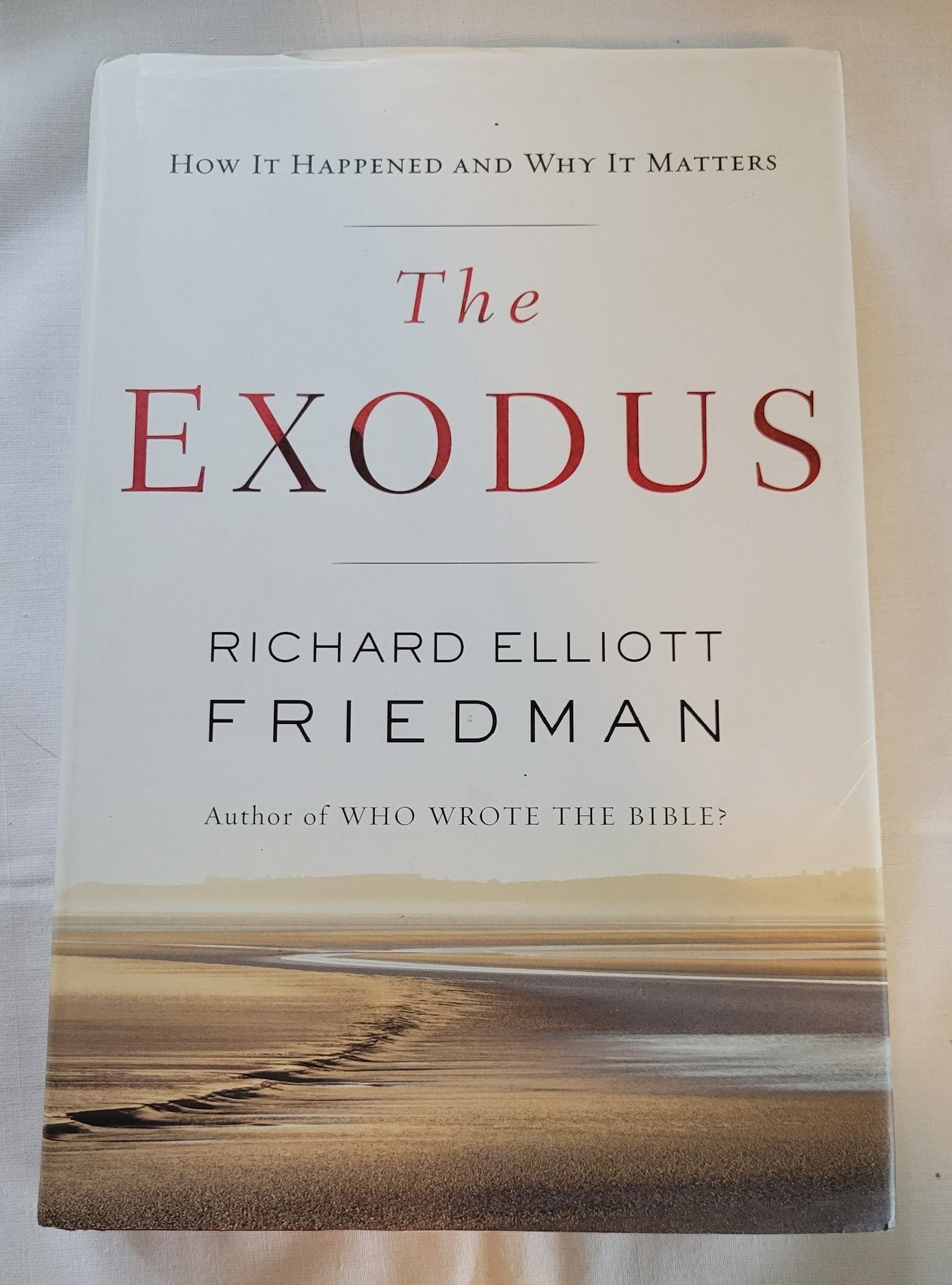 Used book for sale “The Exodus” written by Richard Elliott Friedman. Front cover.