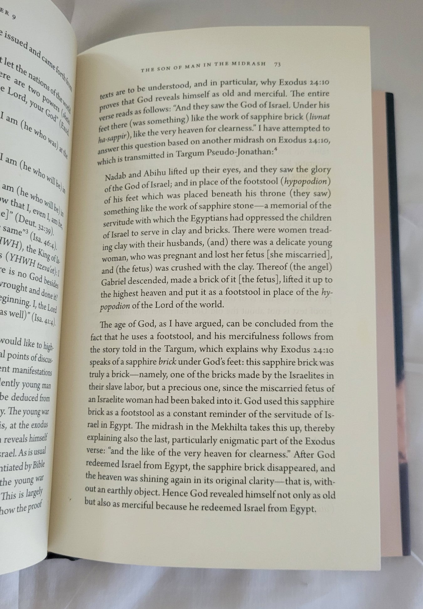 Used book for sale “Two Gods in Heaven: Jewish Concepts of God in Antiquity” written by Peter Schäfer. Page 73