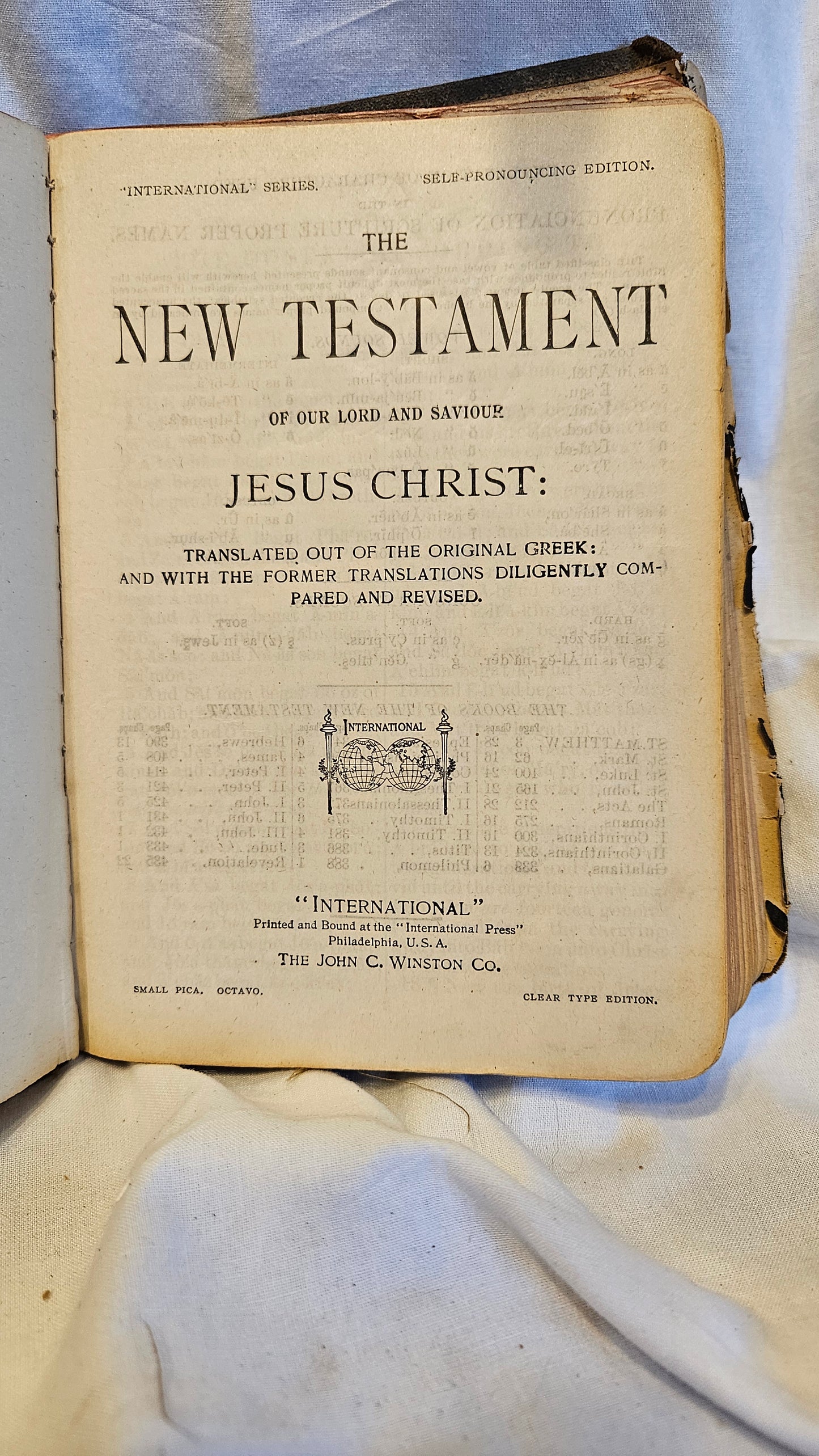 New Testament - early 1900s or older