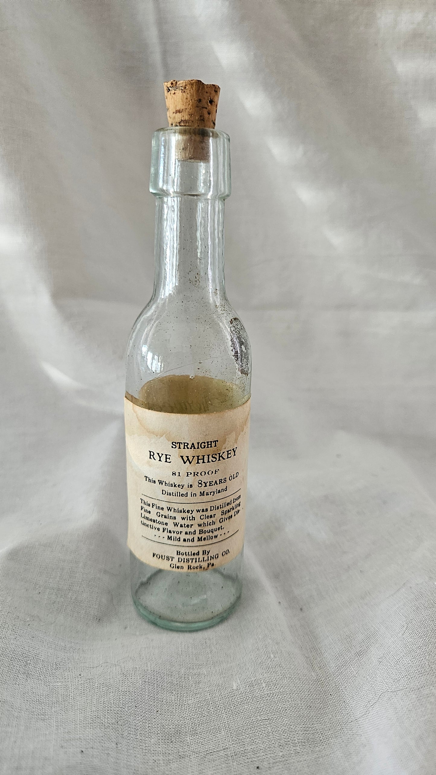Sherwood Distilling Co. Maryland Straight Rye Whiskey Bottle
