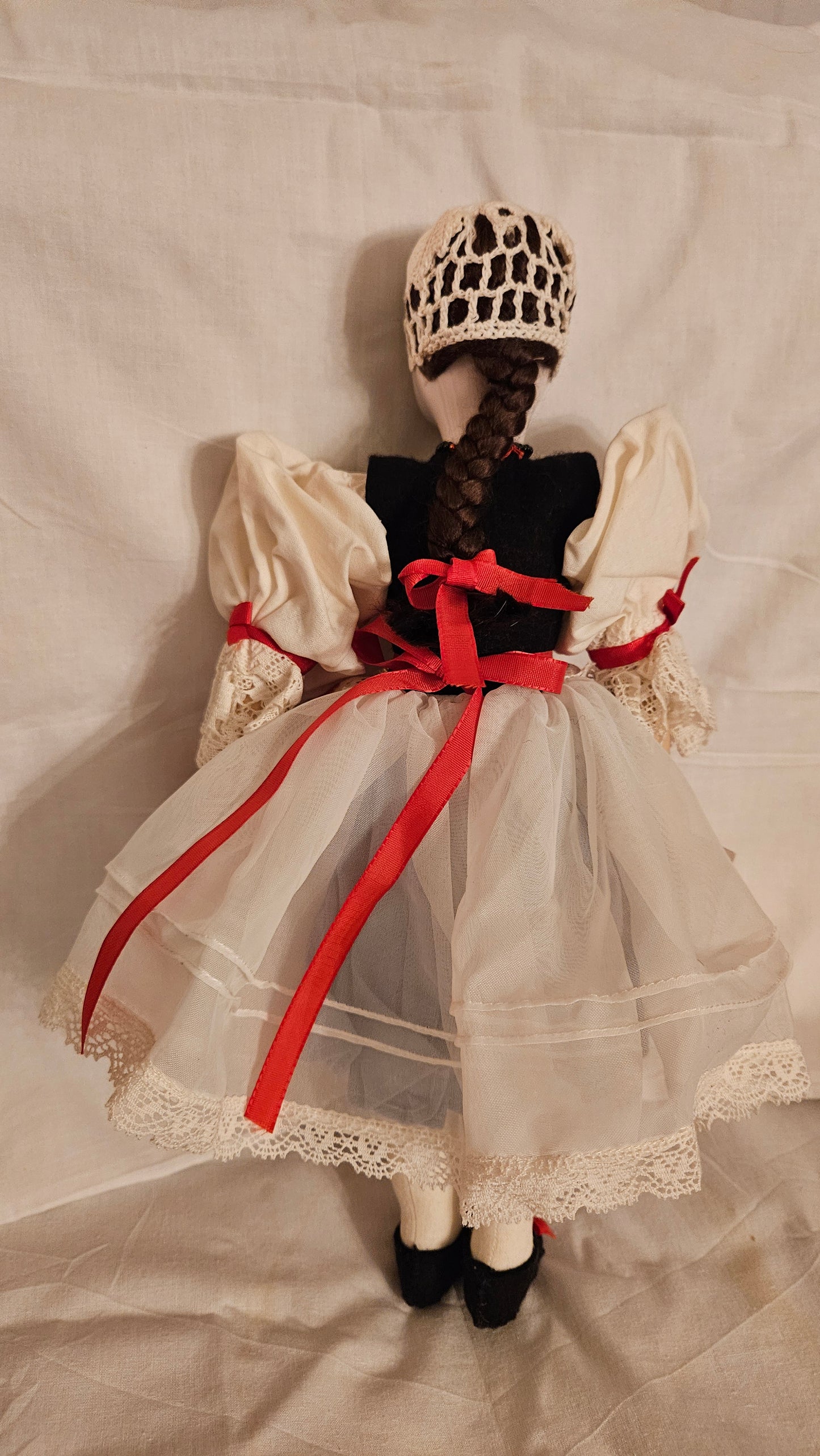 Bo Kroj Czech Rosy Porcelain Doll in Original National Costume