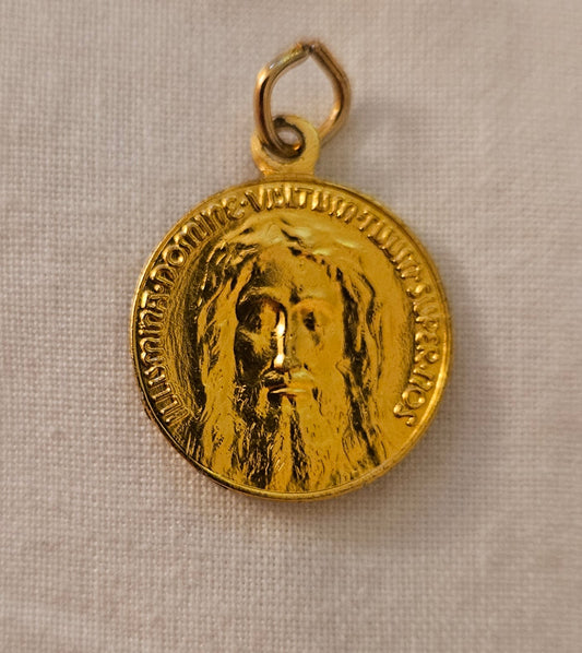 Catholic Holy Face Jesus Pendant - Benedictine Order