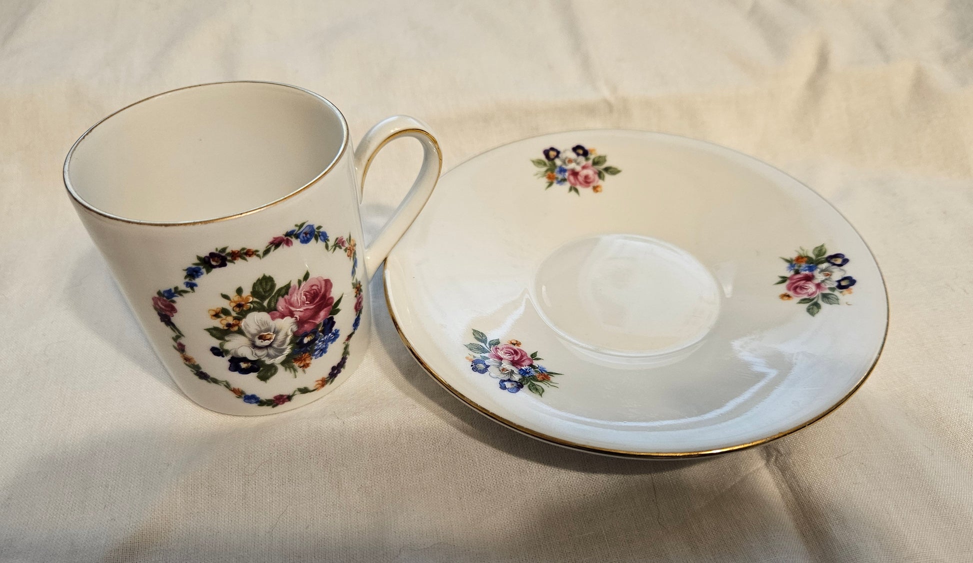 Seltmann Weiden German demitasse teacup and saucer