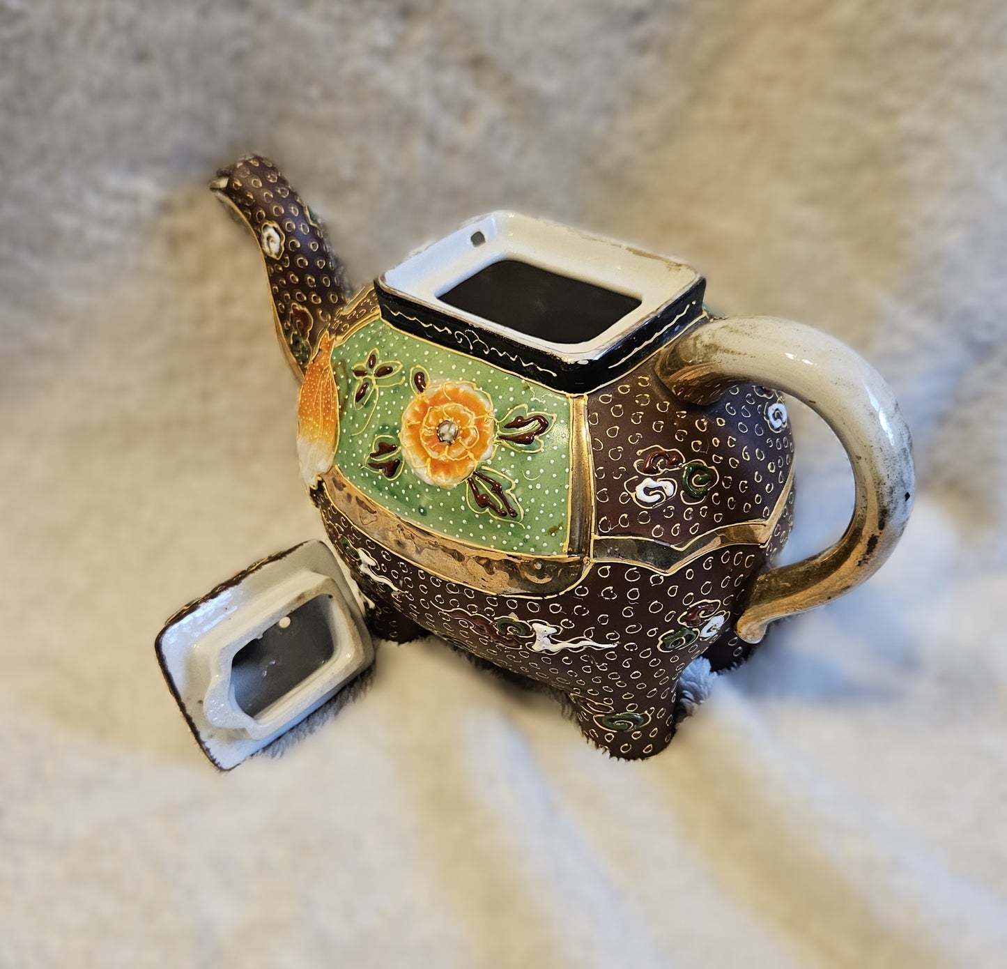 Vintage Japanese Elephant Teapot