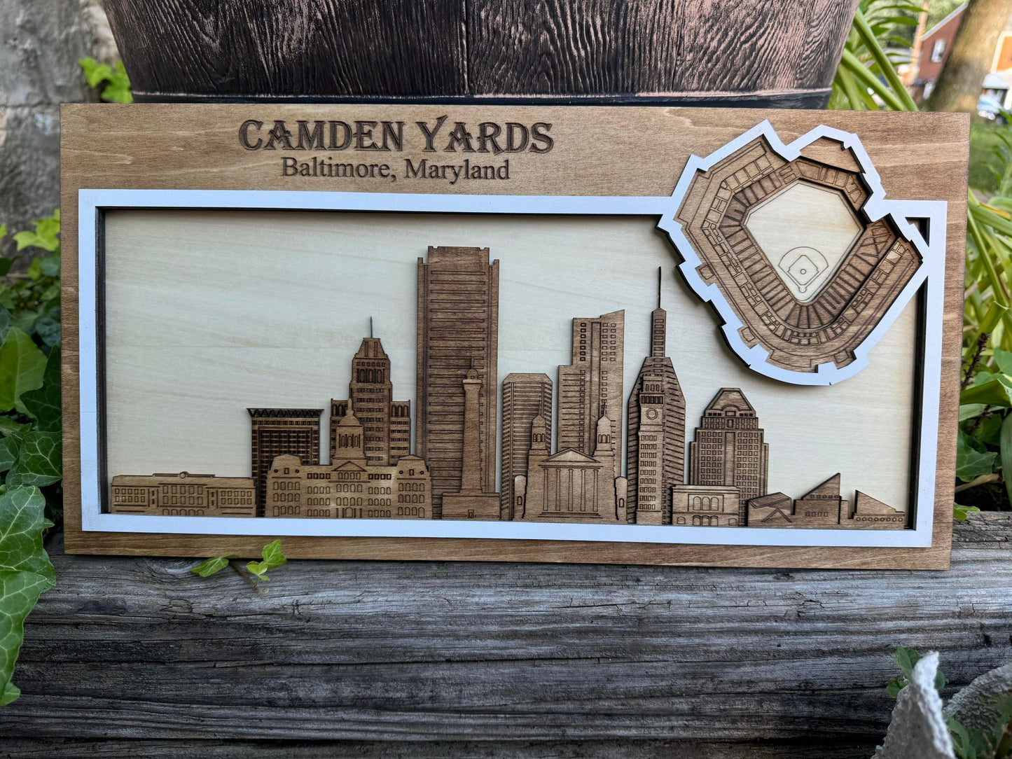 Camden Yards - Orioles Stadium & the Baltimore Skyline
