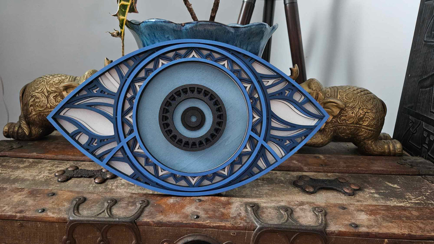 Evil Eye Protection Charm - Beautiful Wall Art