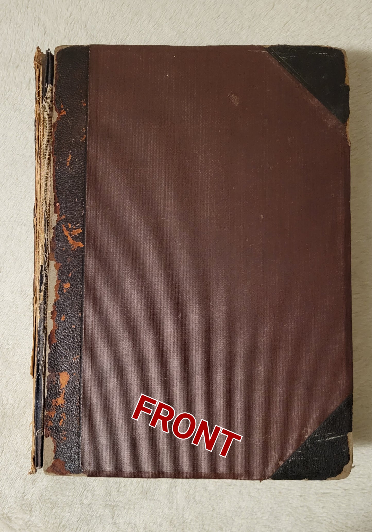 Antique book for sale "The Popular and Critical Bible Encyclopedia and Scriptural Dictionary: Fully Defining and Explaining All Religious Terms" Volume 2, edited by Rt. Rev. Samuel Fallows. Front cover.