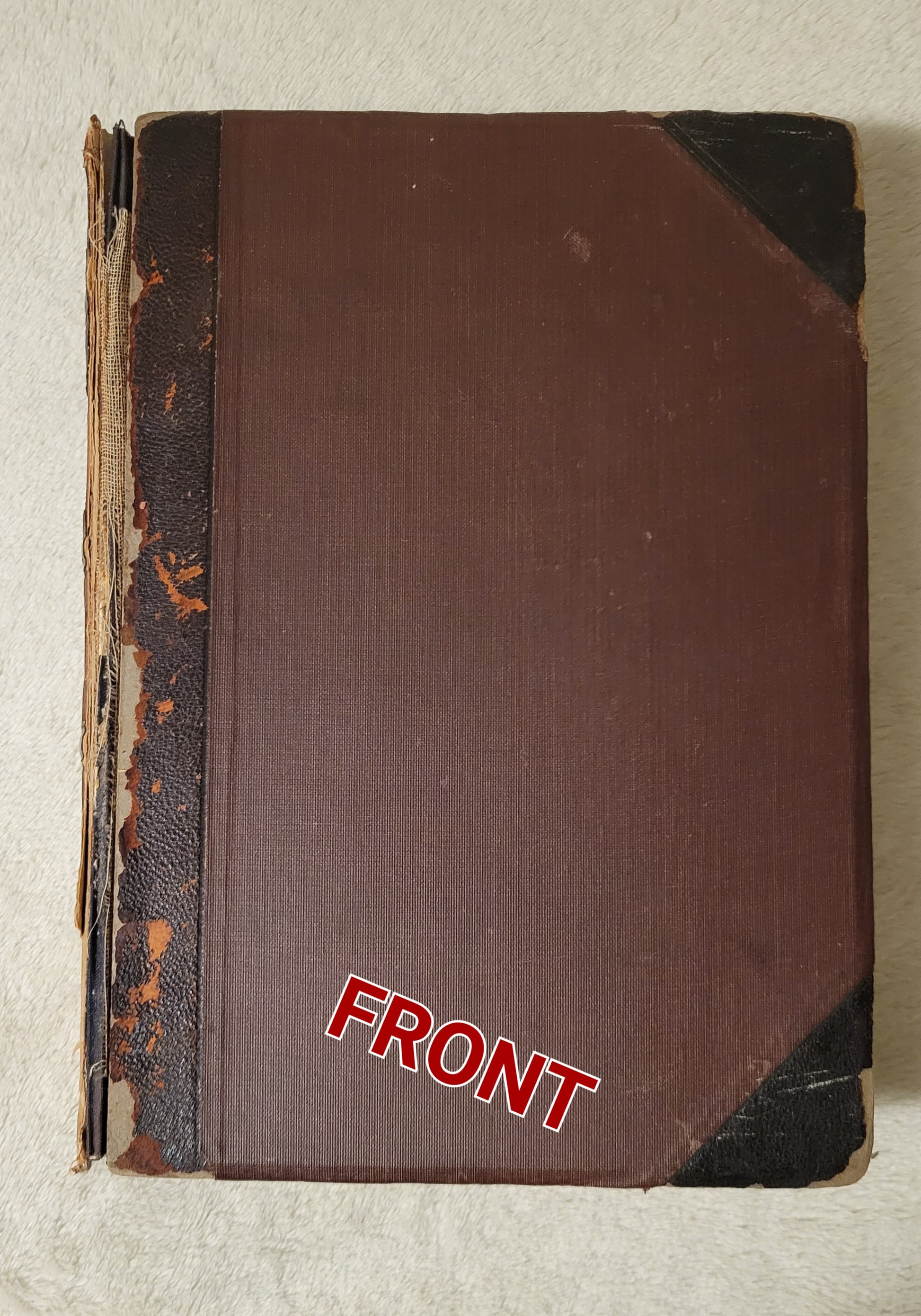 Antique book for sale "The Popular and Critical Bible Encyclopedia and Scriptural Dictionary: Fully Defining and Explaining All Religious Terms" Volume 2, edited by Rt. Rev. Samuel Fallows. Front cover.