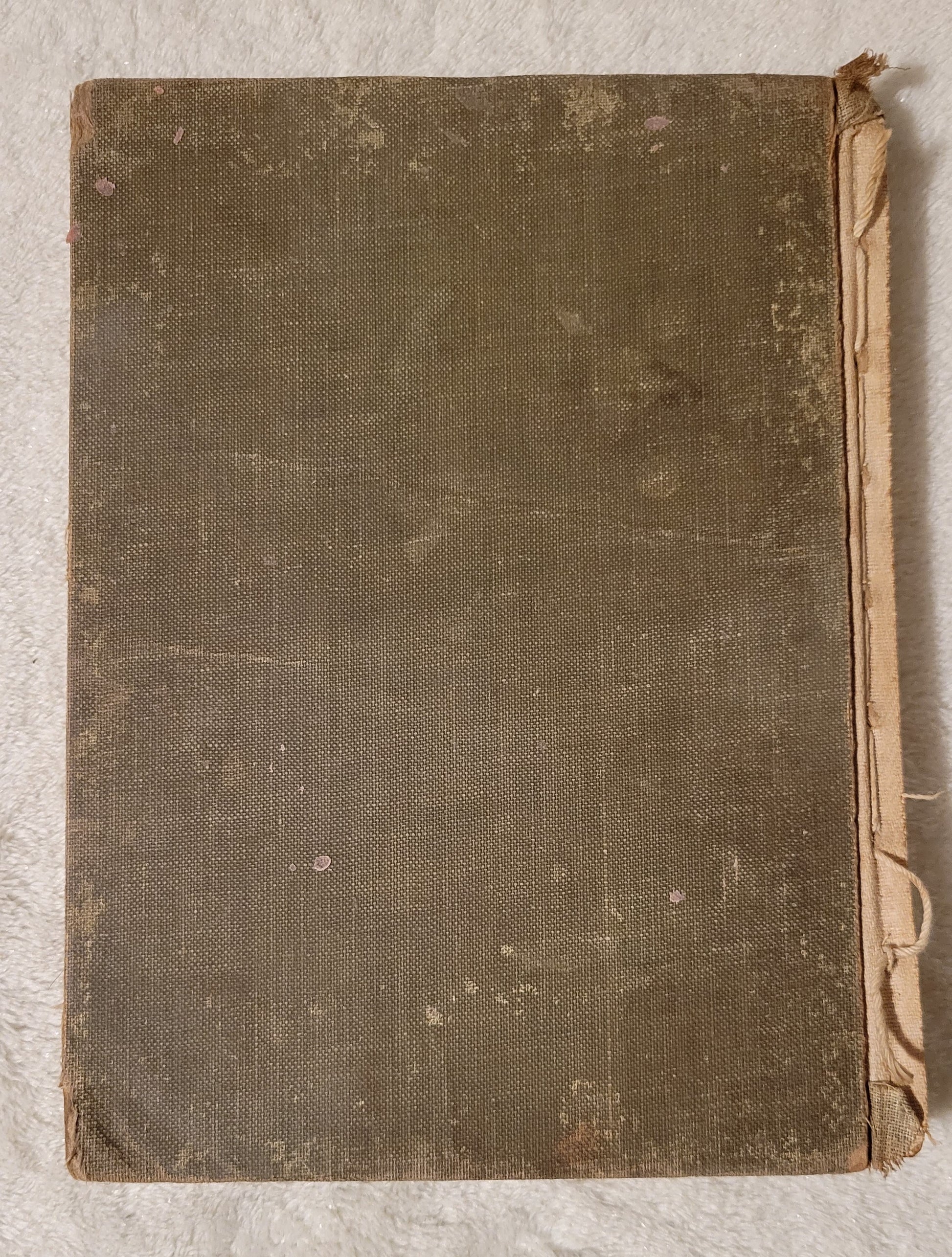Antique book for sale "The Beacon First Reader" by James H. Fassett, Ginn and Company, 1913.  A child's schoolbook. Back cover.