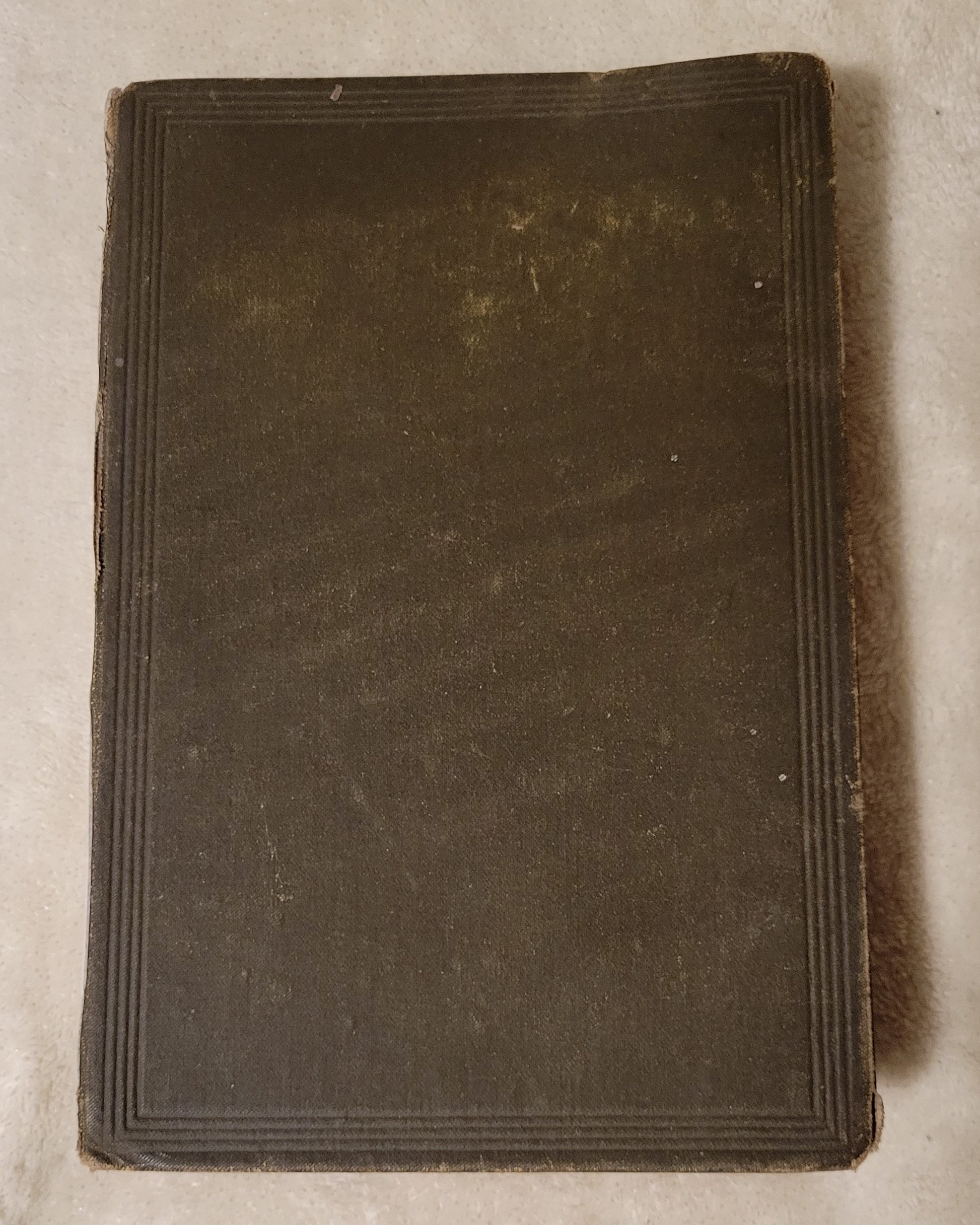 Antique book for sale, "The New Testament of the Our Lord and Saviour Jesus Christ", Oxford University Press, 1881. View of front cover.