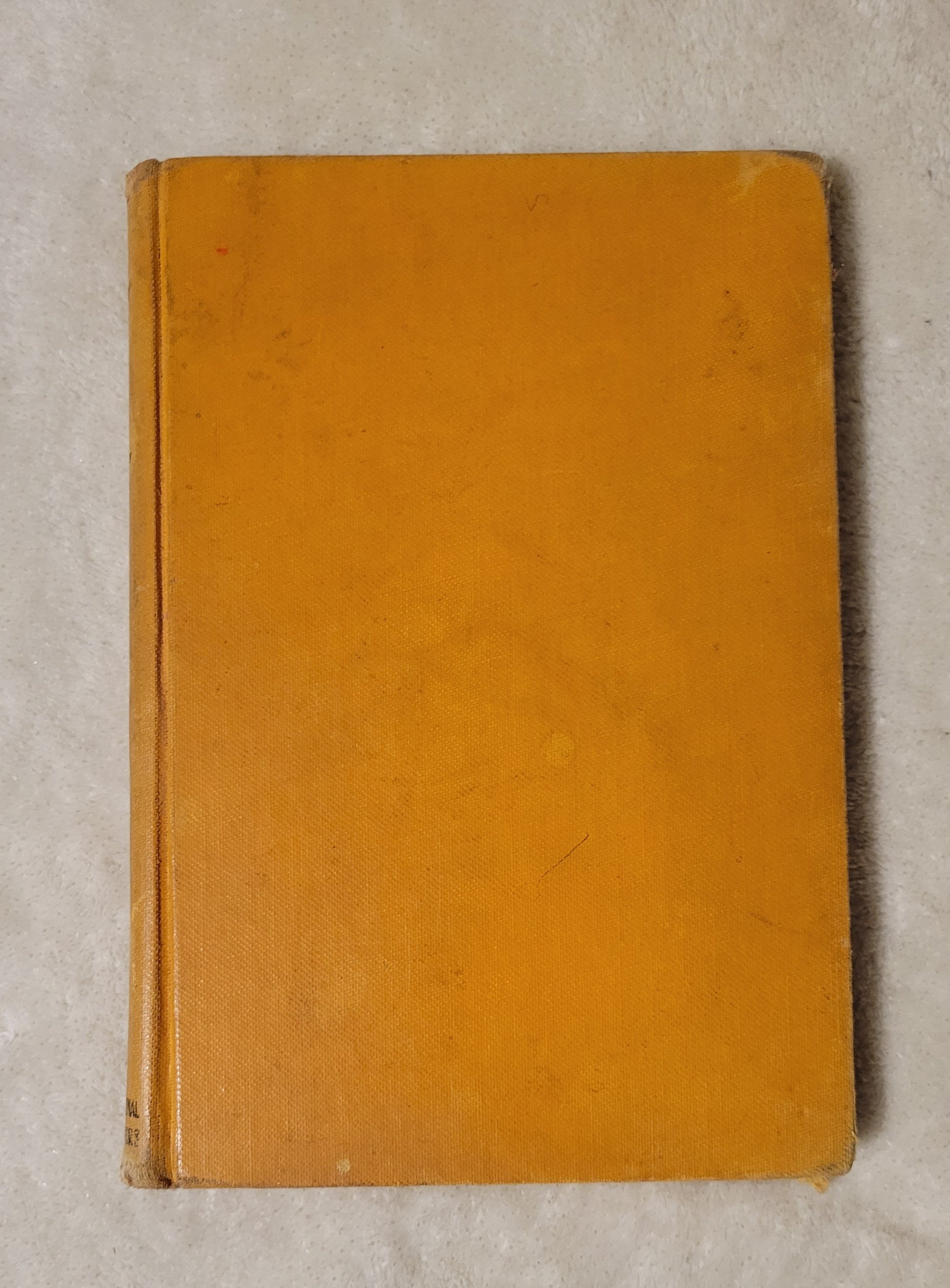Vintage book for sale from the USSR, “Red Comet: A Tale of Travel in the USSR" written by British author Geoffrey Trease, published by International Publishers, 1937. View of back cover.