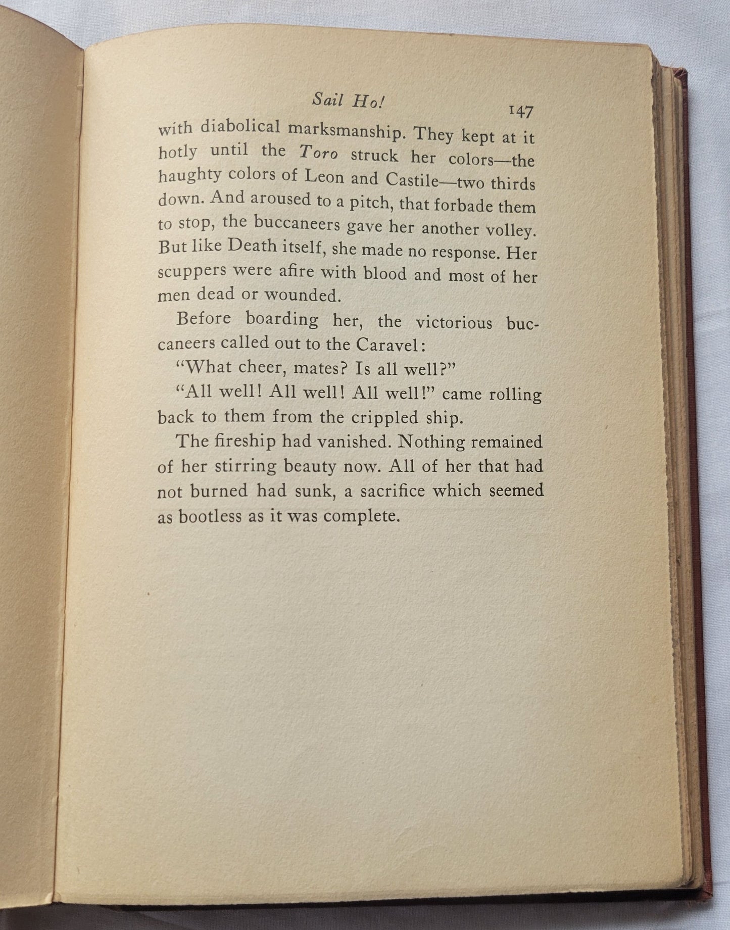 Vintage book for sale “Tawnymore” by Monica Shannon, illustrated by Jean Charlot, published by Doubleday, Doran, & Company in 1931. Page 147