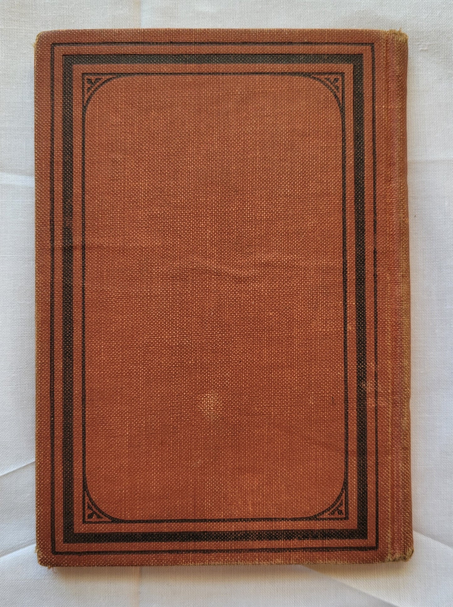 Antique book for sale "The Heidelberg Catechism: With Questions for the Catechetical Class and the Sunday-School by Rec. Aaron Spangler, A.M.", published in 1899 by the Central Publishing House. Back cover.