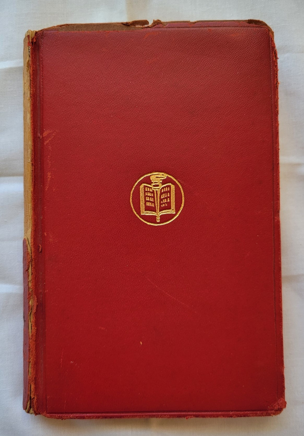 Antique book for sale, Homer's ancient Greek epic, The Odyssey translated by Alexander Pope, published by A. L. Burt Company (before 1932), with notes from Rev. Theodore Alois Buckley M.A. View of front cover.
