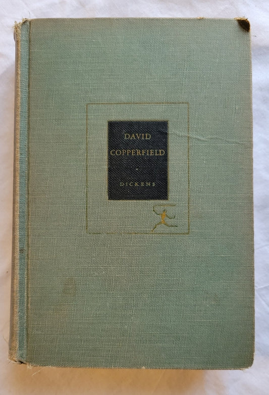 Vintage book "David Copperfield" by Charles Dickens, published by Random House, copyright 1950. View of front cover.
