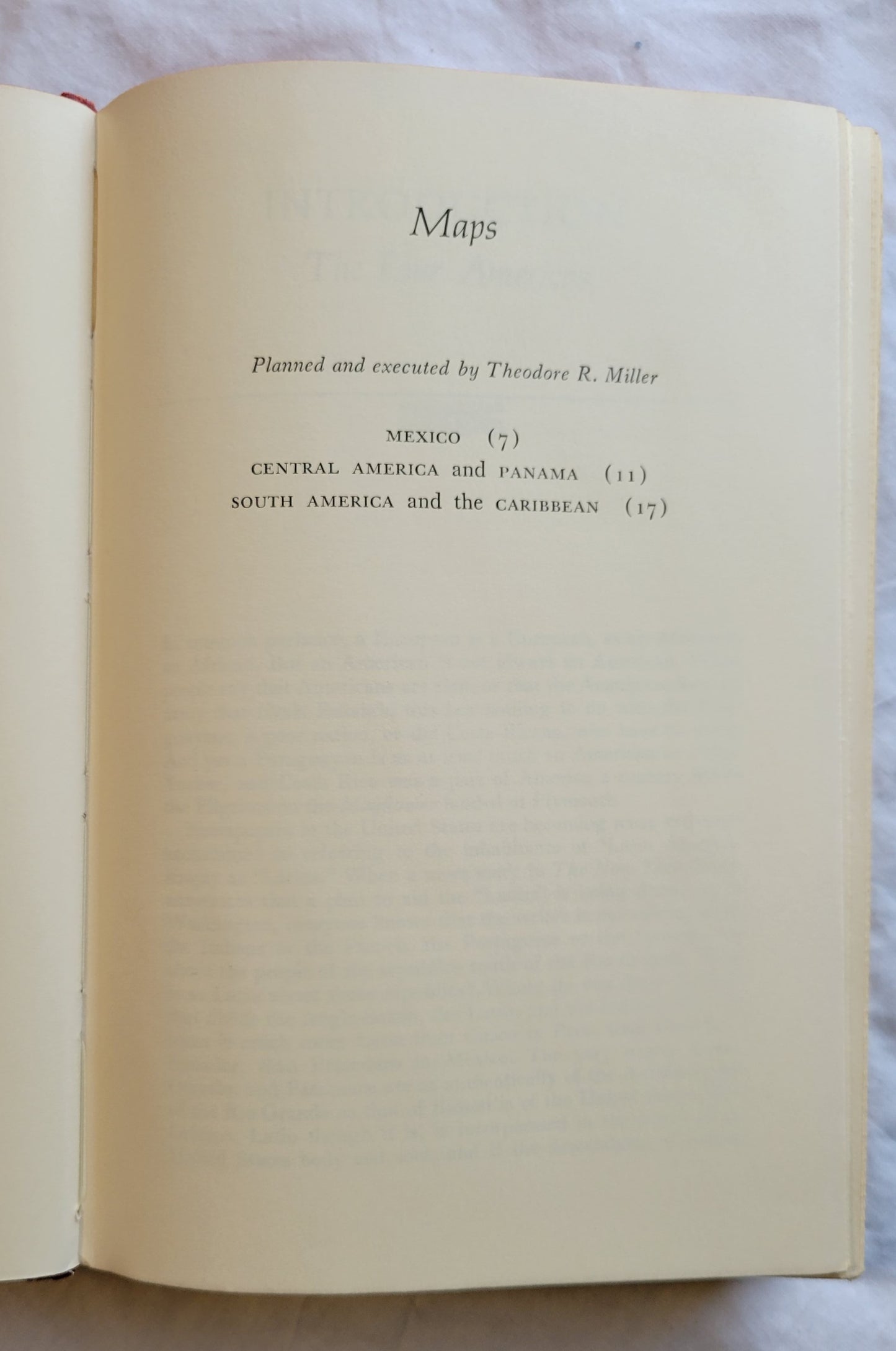 Vintage book for sale, “Latin America: A Cultural History, First American Edition” by German Arciniegas, published by Alfred A. Knopf, Inc., copyright 1966.  View of maps.