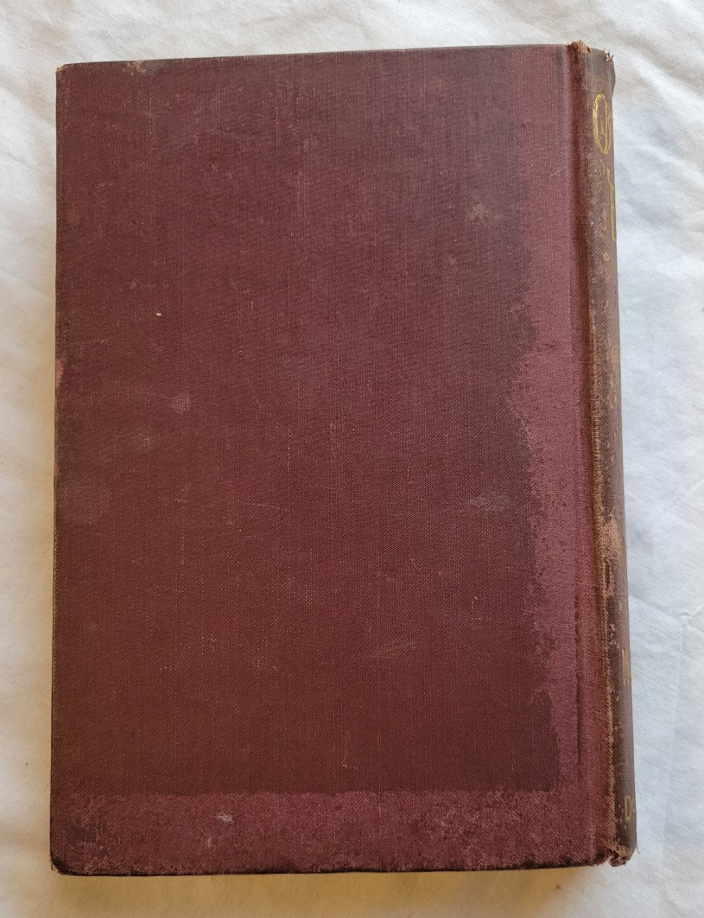 Antique book for sale "Grandmother Elsie" by Martha Finley, published by Dodd, Mead, & Company, copyright 1882.  This is the 8th book in the Elsie Dinsmore series.  View of back cover.