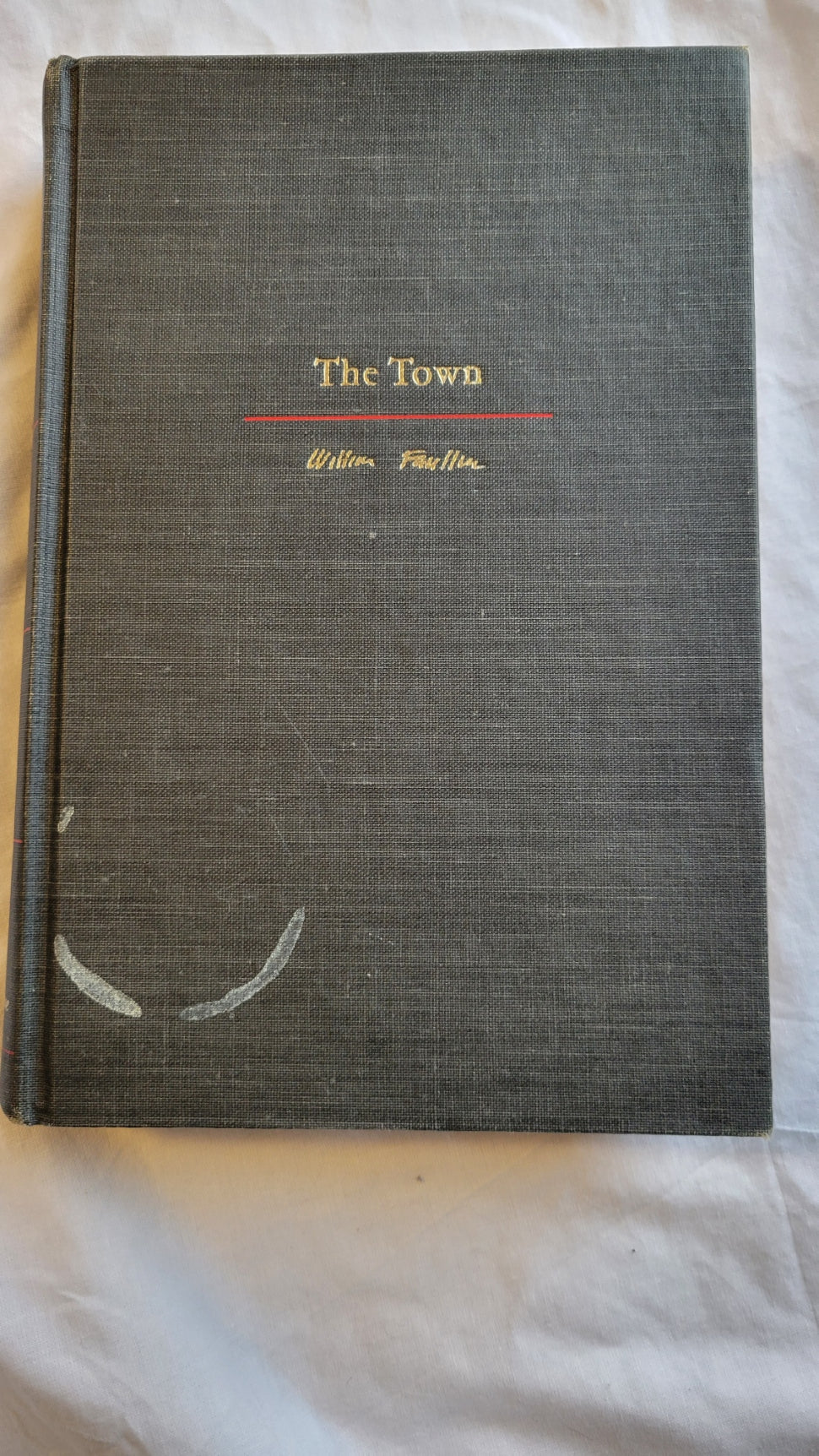 Vintage books for sale The Snopes Trilogy: "The Hamlet", "The Town", and "The Mansion" by William Faulkner, published by Random House, 3rd and 4th printings.  The Town front cover.