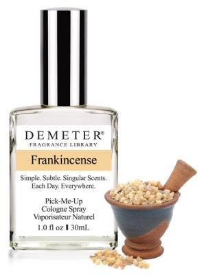 Frankincense fragrance bottle, 1.0 fl. oz., by Demeter.  Frankincense was one of the three types of gifts the Bible says was given to baby Jesus. Gifts for history lovers and travelers.